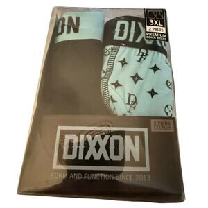 Dixxon Premium Boxer Briefs, Two-Pack, Size 3XL, Dixxon Flannel Logo, NWT